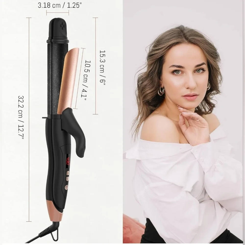2 in 1 hair curler straightener